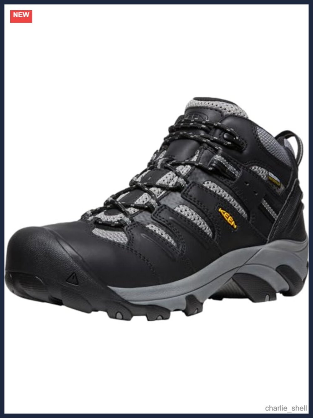 Steel Toe Waterproof Mid Work Boots Leather Ankle Industrial